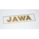 STICKER - JAWA - RECTANGLE - (GOLD JAWA ON TRANSPARENT BACKGROUND)